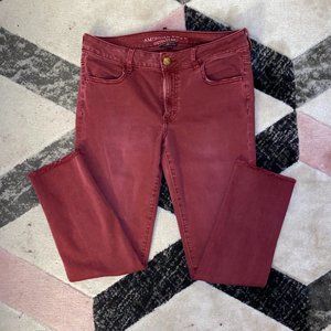 Red American Eagle Jeans